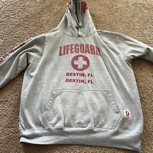 XL grey LIFEGUARD hoodie